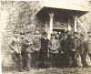 Besuch bei Jasta 4 im Sp�tsommer 1916, vordere Reihe beginnnend mit 2 v. links Trentepohl, Frhr. v. Althaus, Bruder Hartmut Buddecke, Hans Joachim Buddecke, Frankl, Oblt. zur See Stosberg, Bernert