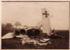 abgest�rztes deutsches Flugzeug