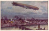 Luftschiff "Sch�tte-Lanz" Warschau bombardierend