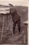 Polizeiwachtmeister Josef Treu am Schie�stand zwischen 1933 - 1938
